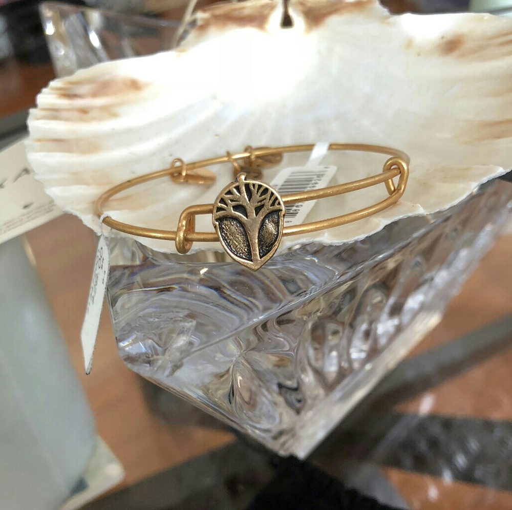 Alex and Ani "Tree of Life" Rafaellian Gold Bangle